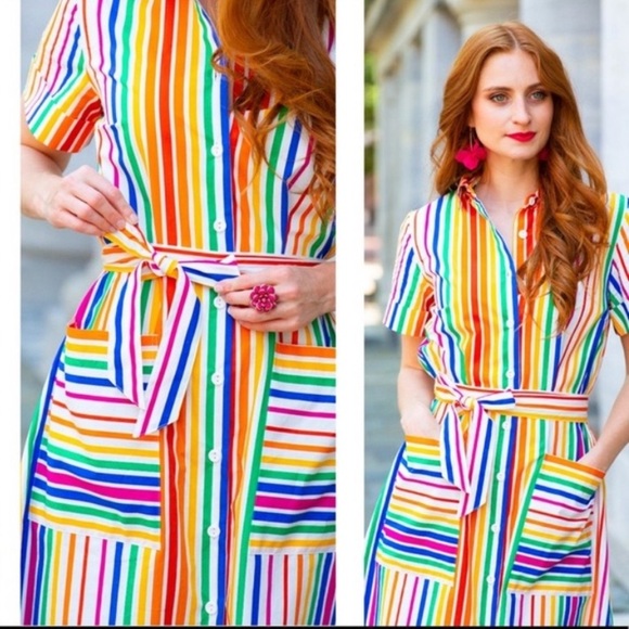 Christopher John Rogers Dresses & Skirts - Christopher John Rogers Red Yellow Sundress Midi